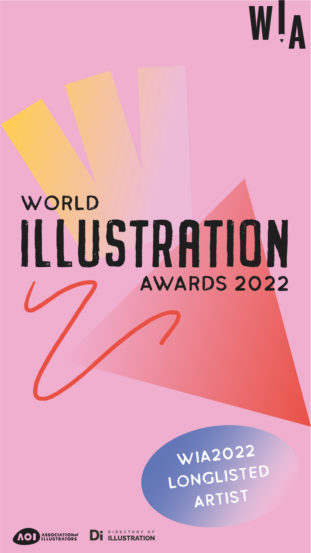 Colourful llustration and gif submits for 2022 World Illustration Awards Longlisted Artist 